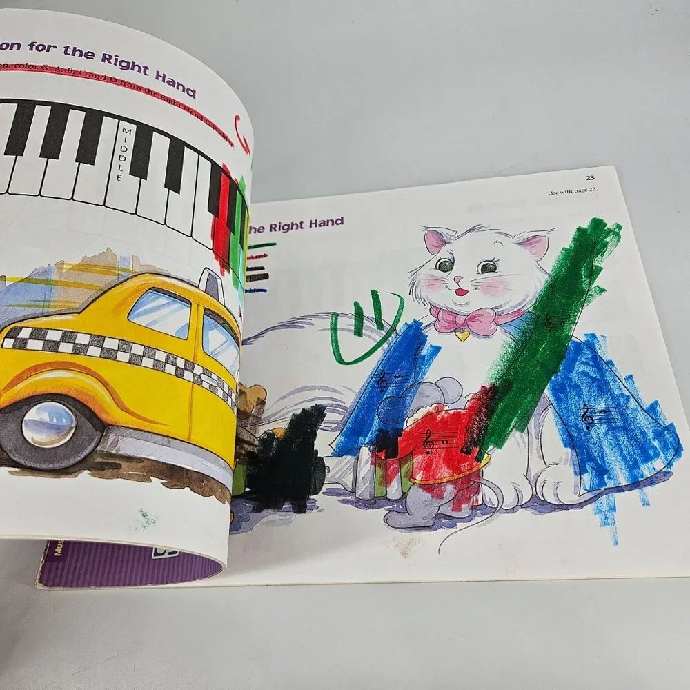 Alfred Music for Little Mozart Piano Learning Prep Level 4 Lesson Recital Lot 2